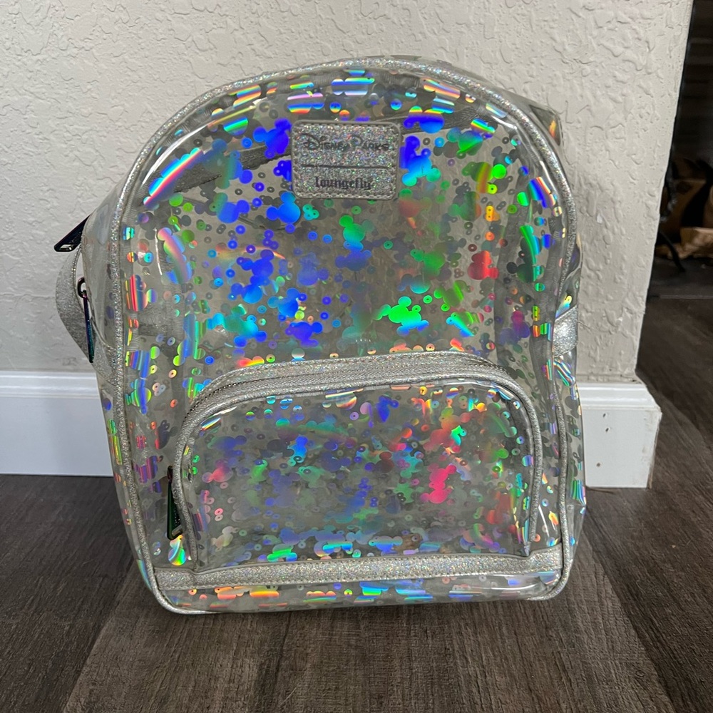 Disney Iridescent Loungefly Backpack